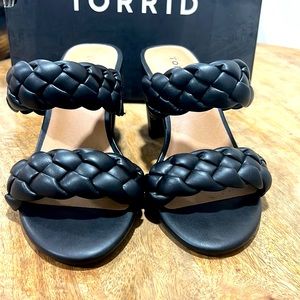 Torrid Black Woven Heels